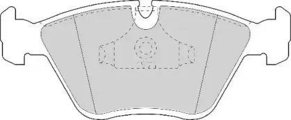 Комплект тормозных колодок, дисковый тормоз NECTO купить