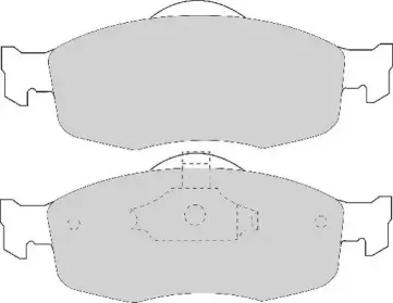 Комплект тормозных колодок, дисковый тормоз NECTO купить
