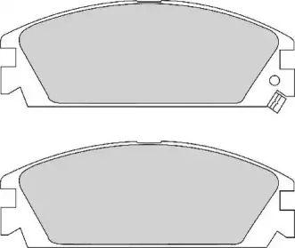 Комплект тормозных колодок, дисковый тормоз NECTO купить