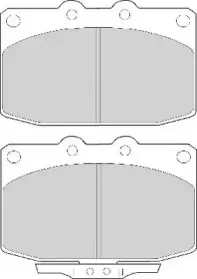 Комплект тормозных колодок, дисковый тормоз NECTO купить