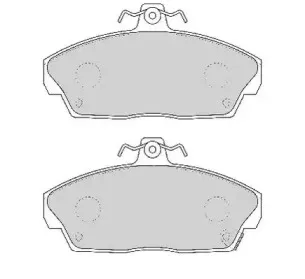Комплект тормозных колодок, дисковый тормоз NECTO купить