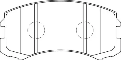 Комплект тормозных колодок, дисковый тормоз NECTO купить