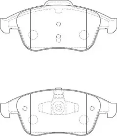 Комплект тормозных колодок, дисковый тормоз NECTO купить