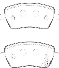 Комплект тормозных колодок, дисковый тормоз NECTO купить