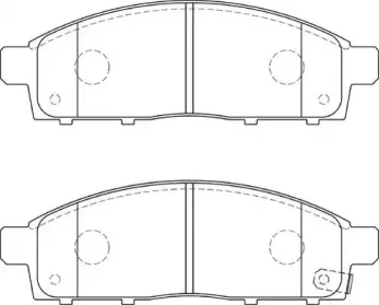 Комплект тормозных колодок, дисковый тормоз NECTO купить