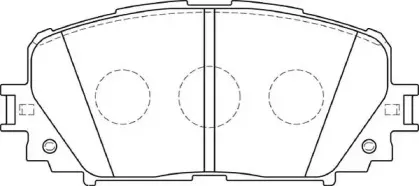 Комплект тормозных колодок, дисковый тормоз NECTO купить