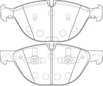 Комплект тормозных колодок, дисковый тормоз NECTO купить