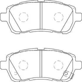 Комплект тормозных колодок, дисковый тормоз NECTO купить