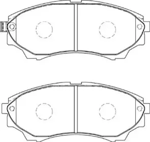 Комплект тормозных колодок, дисковый тормоз NECTO купить