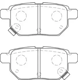 Комплект тормозных колодок, дисковый тормоз NECTO купить