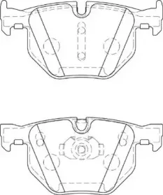 Комплект тормозных колодок, дисковый тормоз NECTO купить