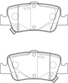 Комплект тормозных колодок, дисковый тормоз NECTO купить