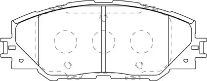Комплект тормозных колодок, дисковый тормоз NECTO купить