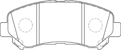 Комплект тормозных колодок, дисковый тормоз NECTO купить