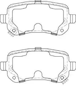 Комплект тормозных колодок, дисковый тормоз NECTO купить