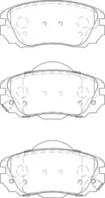 Комплект тормозных колодок, дисковый тормоз NECTO купить