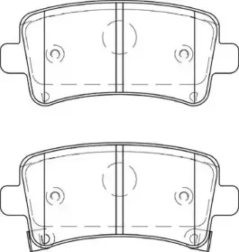Комплект тормозных колодок, дисковый тормоз NECTO купить