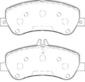 Комплект тормозных колодок, дисковый тормоз NECTO купить
