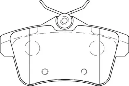 Комплект тормозных колодок, дисковый тормоз NECTO купить