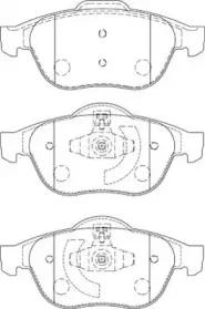 Комплект тормозных колодок, дисковый тормоз NECTO купить
