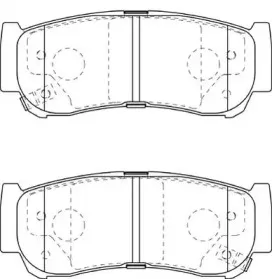 Комплект тормозных колодок, дисковый тормоз NECTO купить