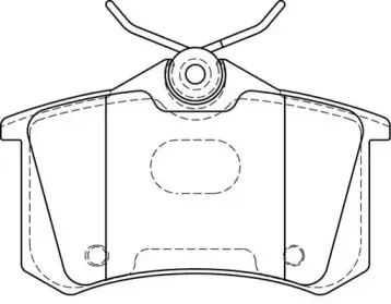 Комплект тормозных колодок, дисковый тормоз NECTO купить