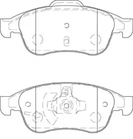 Комплект тормозных колодок, дисковый тормоз NECTO купить
