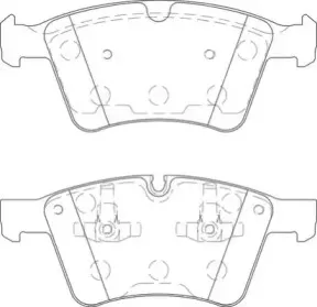 Комплект тормозных колодок, дисковый тормоз NECTO купить