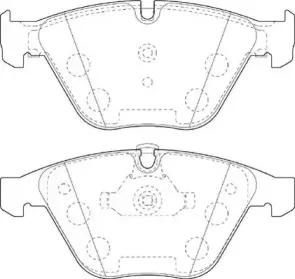 Комплект тормозных колодок, дисковый тормоз NECTO купить