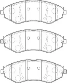 Комплект тормозных колодок, дисковый тормоз NECTO купить