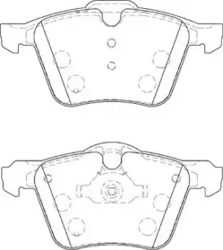 Комплект тормозных колодок, дисковый тормоз NECTO купить