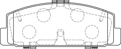 Комплект тормозных колодок, дисковый тормоз NECTO купить