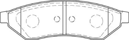 Комплект тормозных колодок, дисковый тормоз NECTO купить