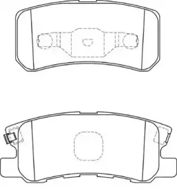 Комплект тормозных колодок, дисковый тормоз NECTO купить