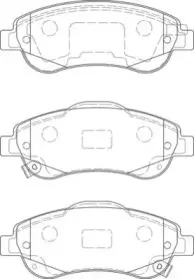 Комплект тормозных колодок, дисковый тормоз NECTO купить