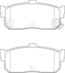 Комплект тормозных колодок, дисковый тормоз NECTO купить