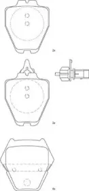 Комплект тормозных колодок, дисковый тормоз NECTO купить