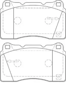 Комплект тормозных колодок, дисковый тормоз NECTO купить