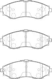 Комплект тормозных колодок, дисковый тормоз NECTO купить