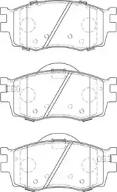 Комплект тормозных колодок, дисковый тормоз NECTO купить