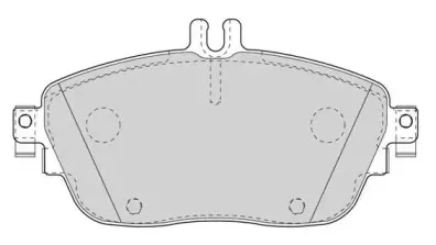 Комплект тормозных колодок, дисковый тормоз NECTO купить