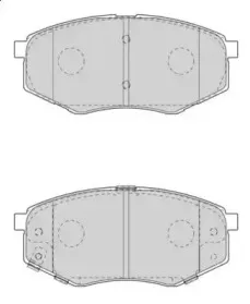 Комплект тормозных колодок, дисковый тормоз NECTO купить
