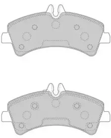 Комплект тормозных колодок, дисковый тормоз NECTO купить