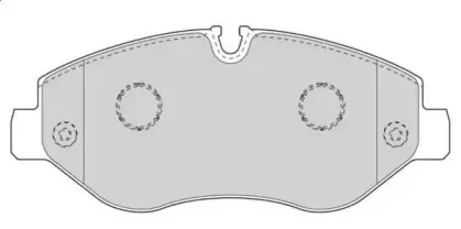 Комплект тормозных колодок, дисковый тормоз NECTO купить