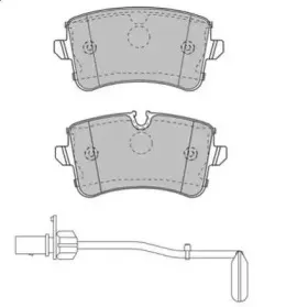 Комплект тормозных колодок, дисковый тормоз NECTO купить