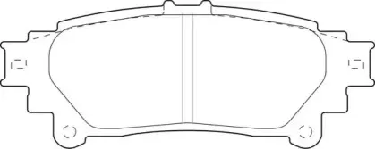 Комплект тормозных колодок, дисковый тормоз NECTO купить