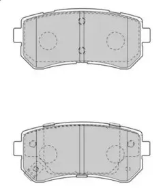 Комплект тормозных колодок, дисковый тормоз NECTO купить