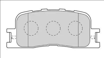 Комплект тормозных колодок, дисковый тормоз NECTO купить