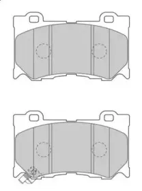 Комплект тормозных колодок, дисковый тормоз NECTO купить