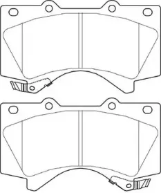Комплект тормозных колодок, дисковый тормоз NECTO купить